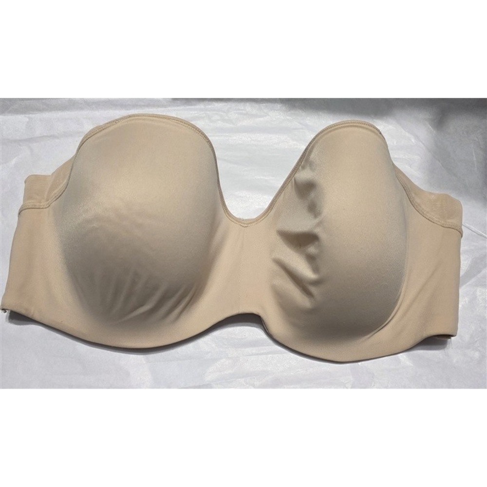 NWOt Bali 40DD One Smooth U Strapless Multiway Smoothing Bra 6562 Beige 108102 - Picture 3 of 4